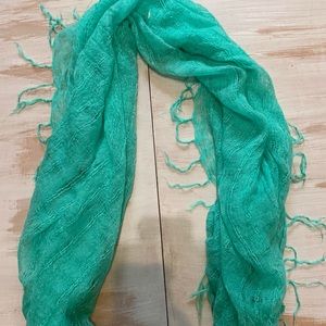 Turquoise scarf